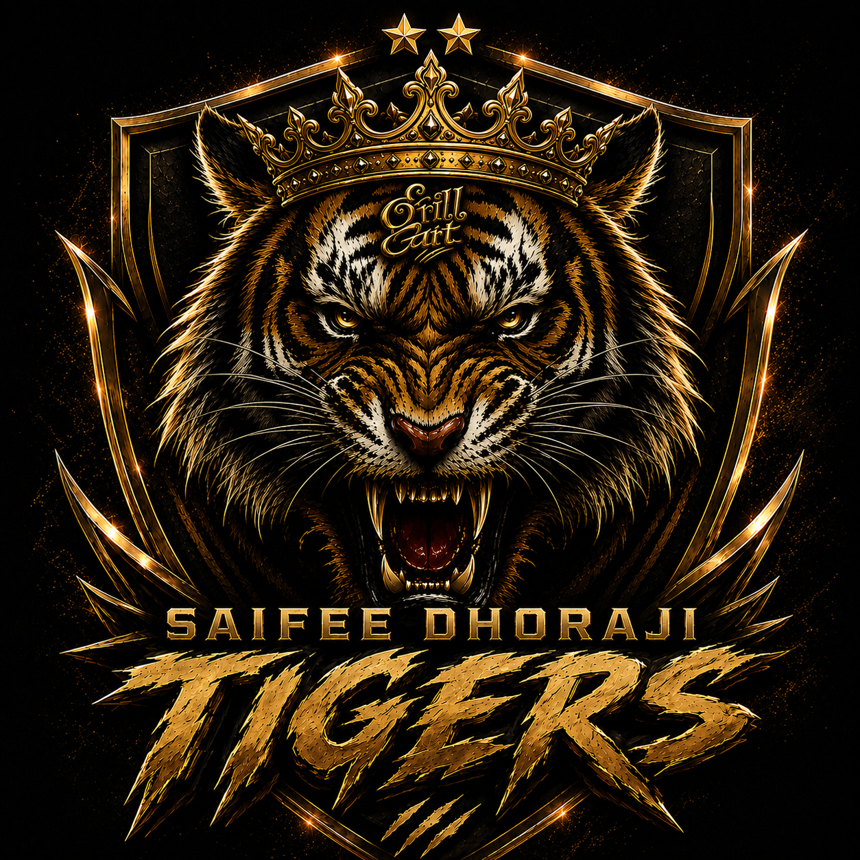 Saifee Dhoraji Tigers logo